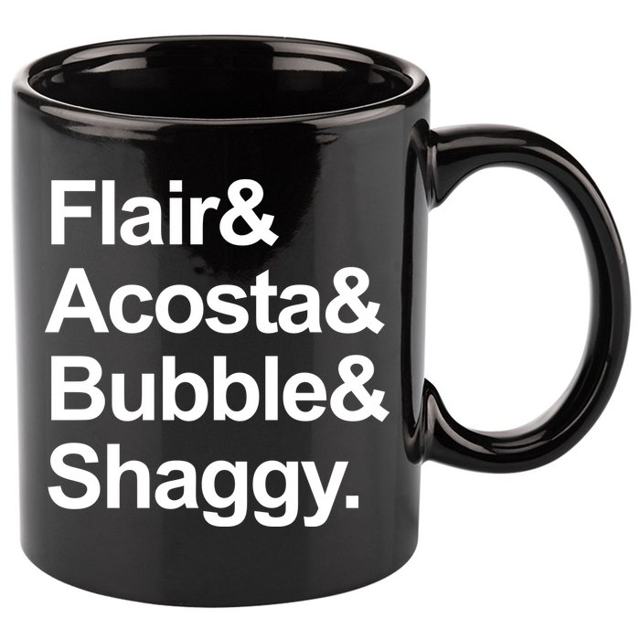 Flair Acosta Bubble And Shaggy 11oz C Handle Ceramic Mug