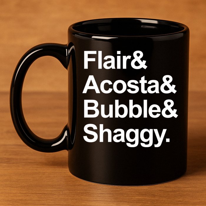 Flair Acosta Bubble And Shaggy 11oz C Handle Ceramic Mug