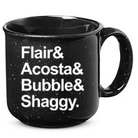 Flair Acosta Bubble And Shaggy 15oz Campfire Ceramic Mug