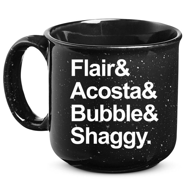 Flair Acosta Bubble And Shaggy 15oz Campfire Ceramic Mug