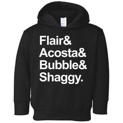 Flair Acosta Bubble And Shaggy Toddler Hoodie