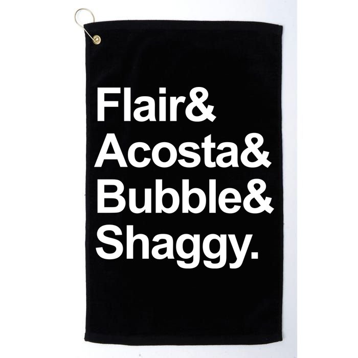 Flair Acosta Bubble And Shaggy Golf Towel