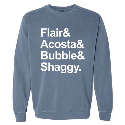 Flair Acosta Bubble And Shaggy Garment-Dyed Sweatshirt