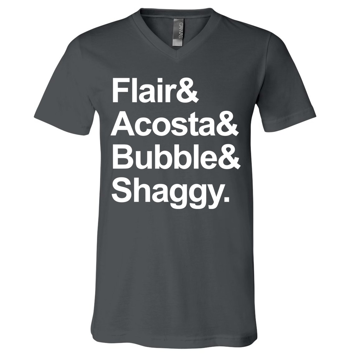 Flair Acosta Bubble And Shaggy V-Neck T-Shirt