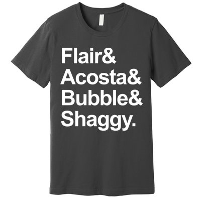 Flair Acosta Bubble And Shaggy Premium T-Shirt
