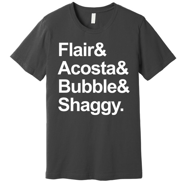 Flair Acosta Bubble And Shaggy Premium T-Shirt