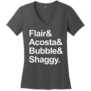 Flair Acosta Bubble And Shaggy Women's V-Neck T-Shirt