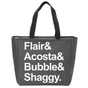 Flair Acosta Bubble And Shaggy Zip Tote Bag