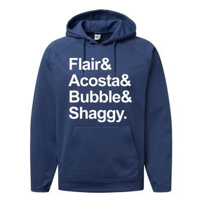 Flair Acosta Bubble And Shaggy Performance Fleece Hoodie