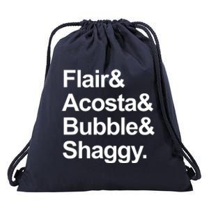 Flair Acosta Bubble And Shaggy Drawstring Bag