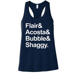 Flair Acosta Bubble And Shaggy Women's Racerback Tank