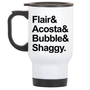 Flair Acosta Bubble And Shaggy Stainless Steel Travel Mug