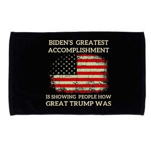 Funny Anti Biden BidenS Greatest Accomplishment Is Microfiber Hand Towel