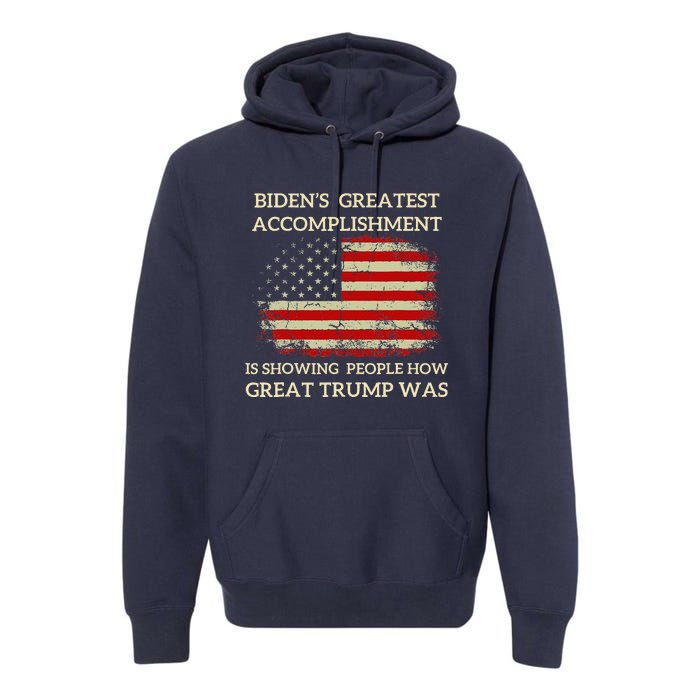 Funny Anti Biden BidenS Greatest Accomplishment Is Premium Hoodie