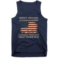 Funny Anti Biden BidenS Greatest Accomplishment Is Tank Top