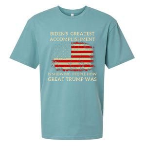 Funny Anti Biden BidenS Greatest Accomplishment Is Sueded Cloud Jersey T-Shirt