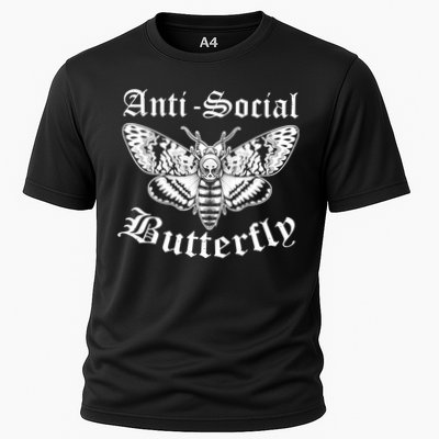 Funny Antisocial Butterfly Design, Introvert Humor Performance Shirt