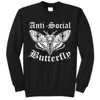 Funny Antisocial Butterfly Design, Introvert Humor Sweatshirt