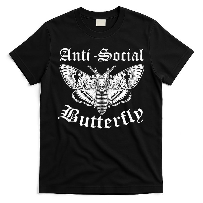Funny Antisocial Butterfly Design, Introvert Humor T-Shirt