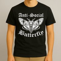 Funny Antisocial Butterfly Design, Introvert Humor T-Shirt