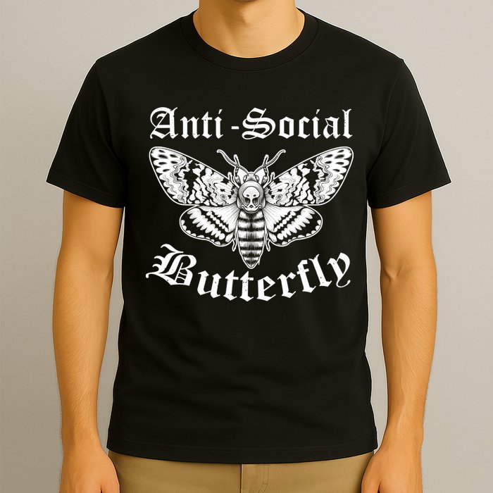 Funny Antisocial Butterfly Design, Introvert Humor T-Shirt