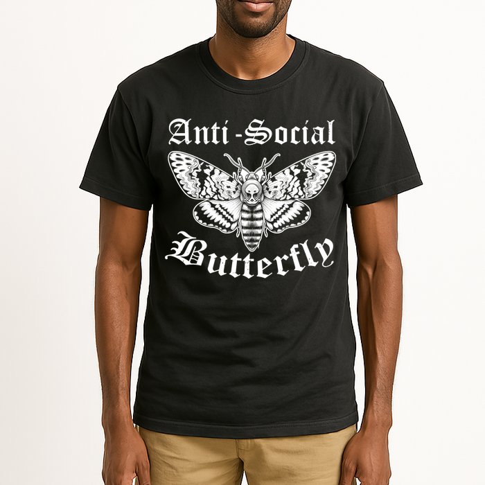 Funny Antisocial Butterfly Design, Introvert Humor Tall T-Shirt