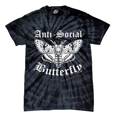 Funny Antisocial Butterfly Design, Introvert Humor Tie-Dye T-Shirt