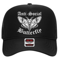 Funny Antisocial Butterfly Design, Introvert Humor Trucker Hat