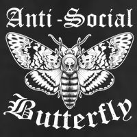 Funny Antisocial Butterfly Design, Introvert Humor Trucker Hat