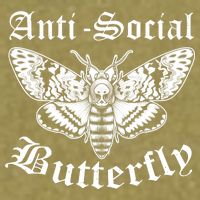 Funny Antisocial Butterfly Design, Introvert Humor Garment-Dyed Women's Muscle Tee