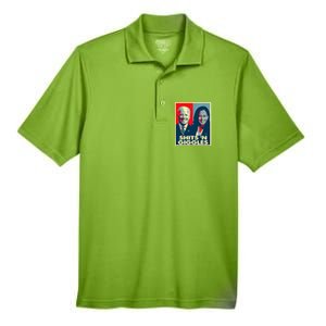 Funny Anti Biden Harris Shits 'N Giggles Political Gift Men's Origin Performance Pique Polo