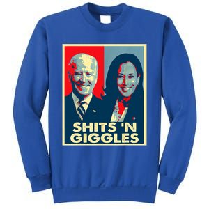 Funny Anti Biden Harris Shits 'N Giggles Political Gift Sweatshirt