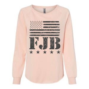 FJB Anti Biden American Flag Womens California Wash Sweatshirt