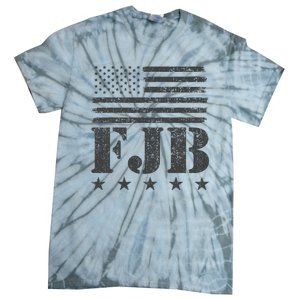 FJB Anti Biden American Flag Tie-Dye T-Shirt