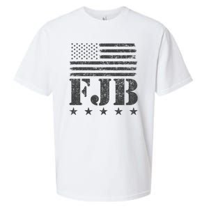 FJB Anti Biden American Flag Sueded Cloud Jersey T-Shirt