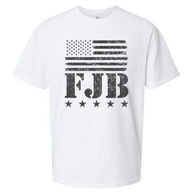 FJB Anti Biden American Flag Sueded Cloud Jersey T-Shirt