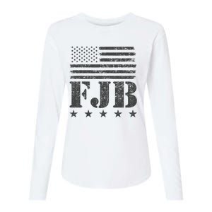 FJB Anti Biden American Flag Womens Cotton Relaxed Long Sleeve T-Shirt