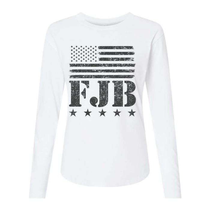 FJB Anti Biden American Flag Womens Cotton Relaxed Long Sleeve T-Shirt