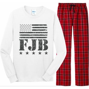 FJB Anti Biden American Flag Long Sleeve Pajama Set