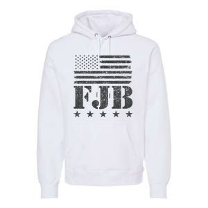 FJB Anti Biden American Flag Premium Hoodie