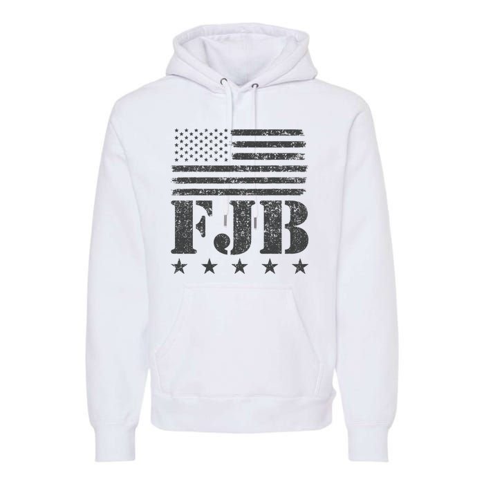 FJB Anti Biden American Flag Premium Hoodie