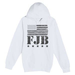 FJB Anti Biden American Flag Premium Pullover Hoodie