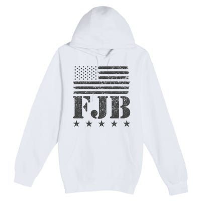 FJB Anti Biden American Flag Premium Pullover Hoodie