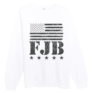 FJB Anti Biden American Flag Premium Crewneck Sweatshirt