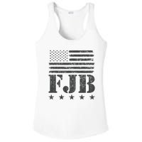 FJB Anti Biden American Flag Ladies PosiCharge Competitor Racerback Tank