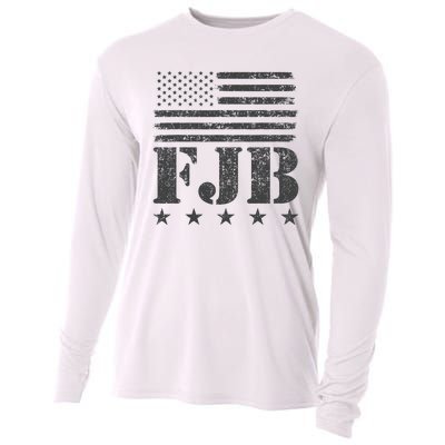 FJB Anti Biden American Flag Cooling Performance Long Sleeve Crew