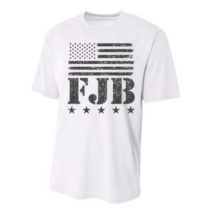 FJB Anti Biden American Flag Performance Sprint T-Shirt