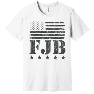 FJB Anti Biden American Flag Premium T-Shirt