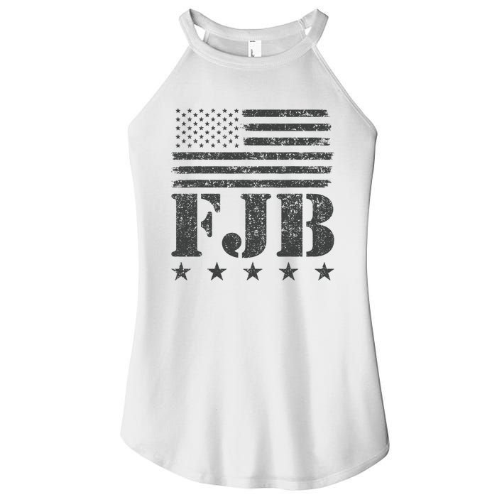 FJB Anti Biden American Flag Women's Perfect Tri Rocker Tank