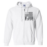 FJB Anti Biden American Flag Full Zip Hoodie